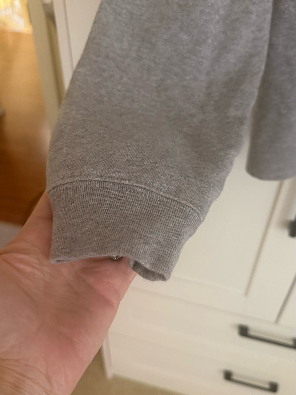 Sezane Marled Gray sweatshirt Size Medium - Picture 5 of 5